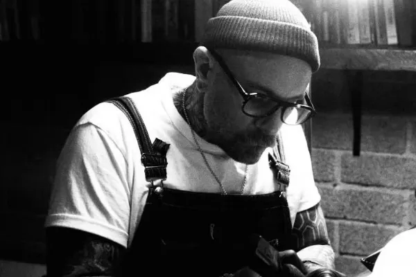 Josh Carter, tattoo artist at Dame of the West Tattoo