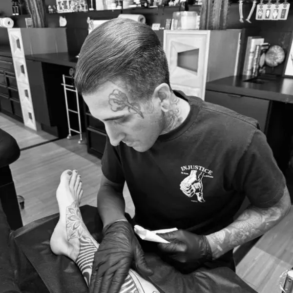 Anthony Triana, tattoo artist at 27 Tattoo Studio