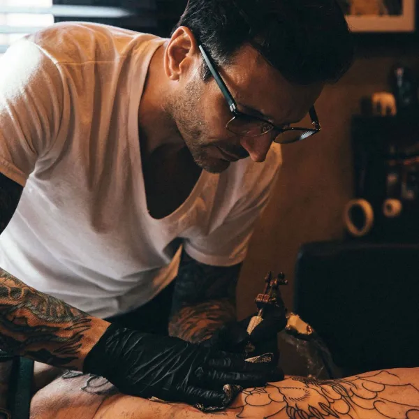 Mark Walters, tattoo artist at Living Canvas Tattoos