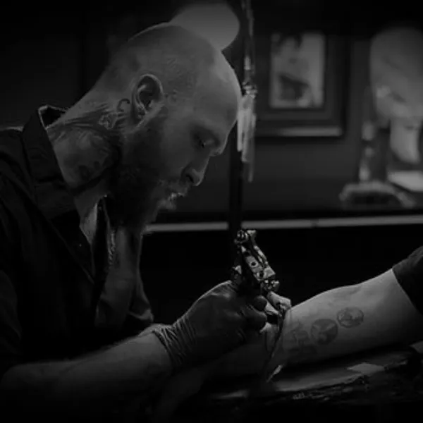 Brandon Roberts, tattoo artist at The Painted Lady Tattoo